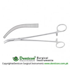 Moynihan Hysterectomy Forcep Curved Stainless Steel, 23.5 cm - 9 1/4"